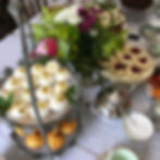 Afternoon tea table