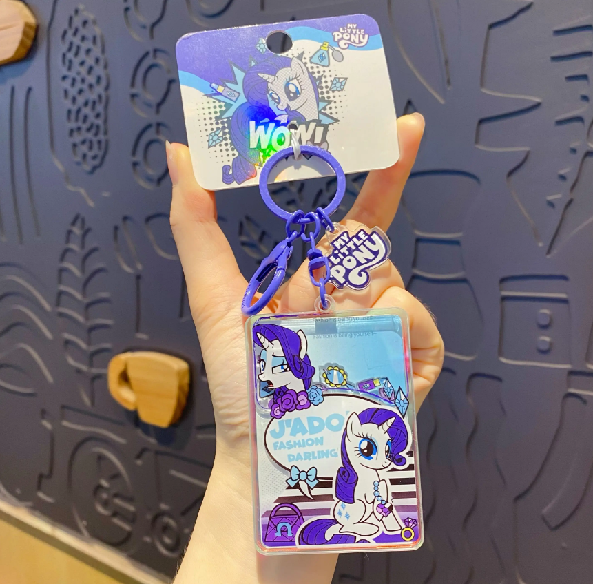 Official My Little Pony Acrylic Shaker Charm Rarity Edition