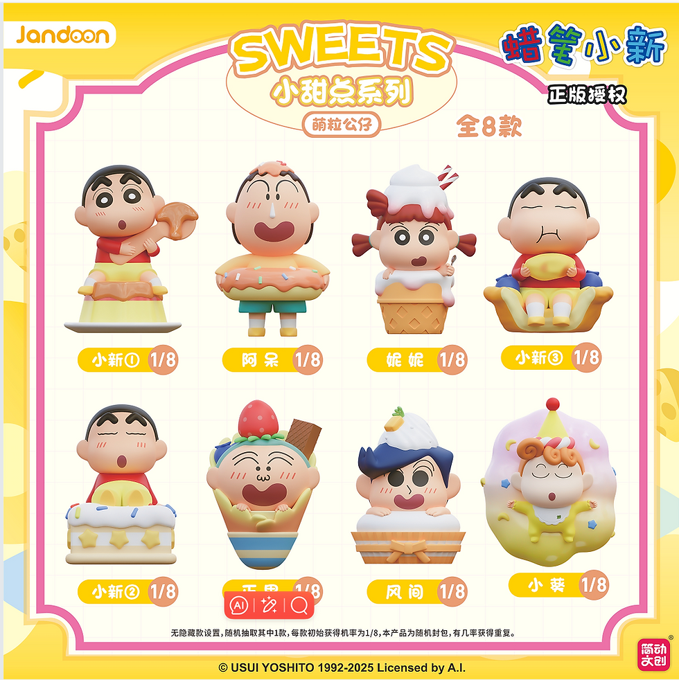 Crayon Shin chan Dessert Mini Figure Series