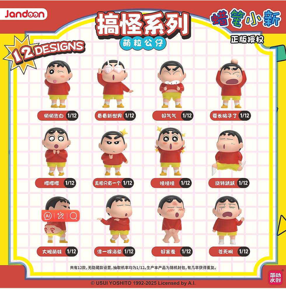 Crayon Shin chan Funny Face Mini Figure Series