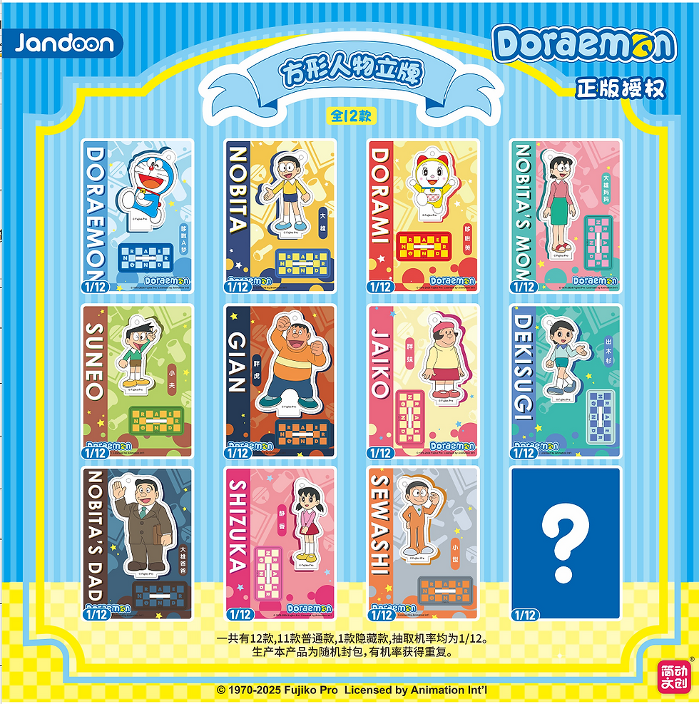 Thumbnail: Doraemon Square Character Stand Figure