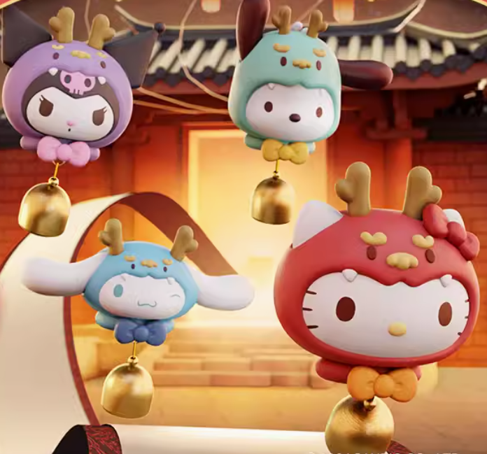 Sanrio Lucky Dragon Rattle Figure