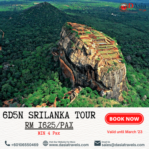 Adventure Ceylon Srilanka Tour Package6 Days 5 NightsD Asia Travels