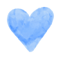 Blue heart icon