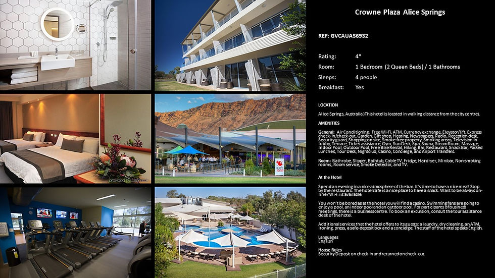 Thumbnail: AUSTRALIA - Crowne Plaza Alice Springs