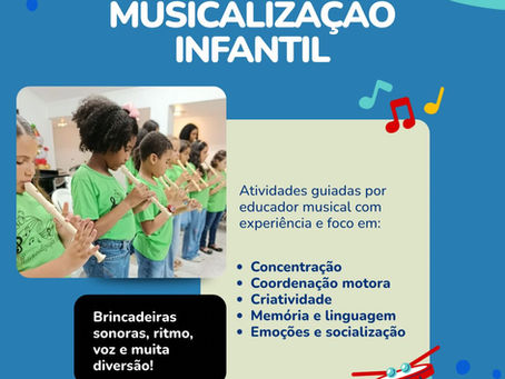 Retorno da Musicalização Infantil