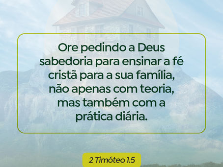 31 dias de oração - 6° dia