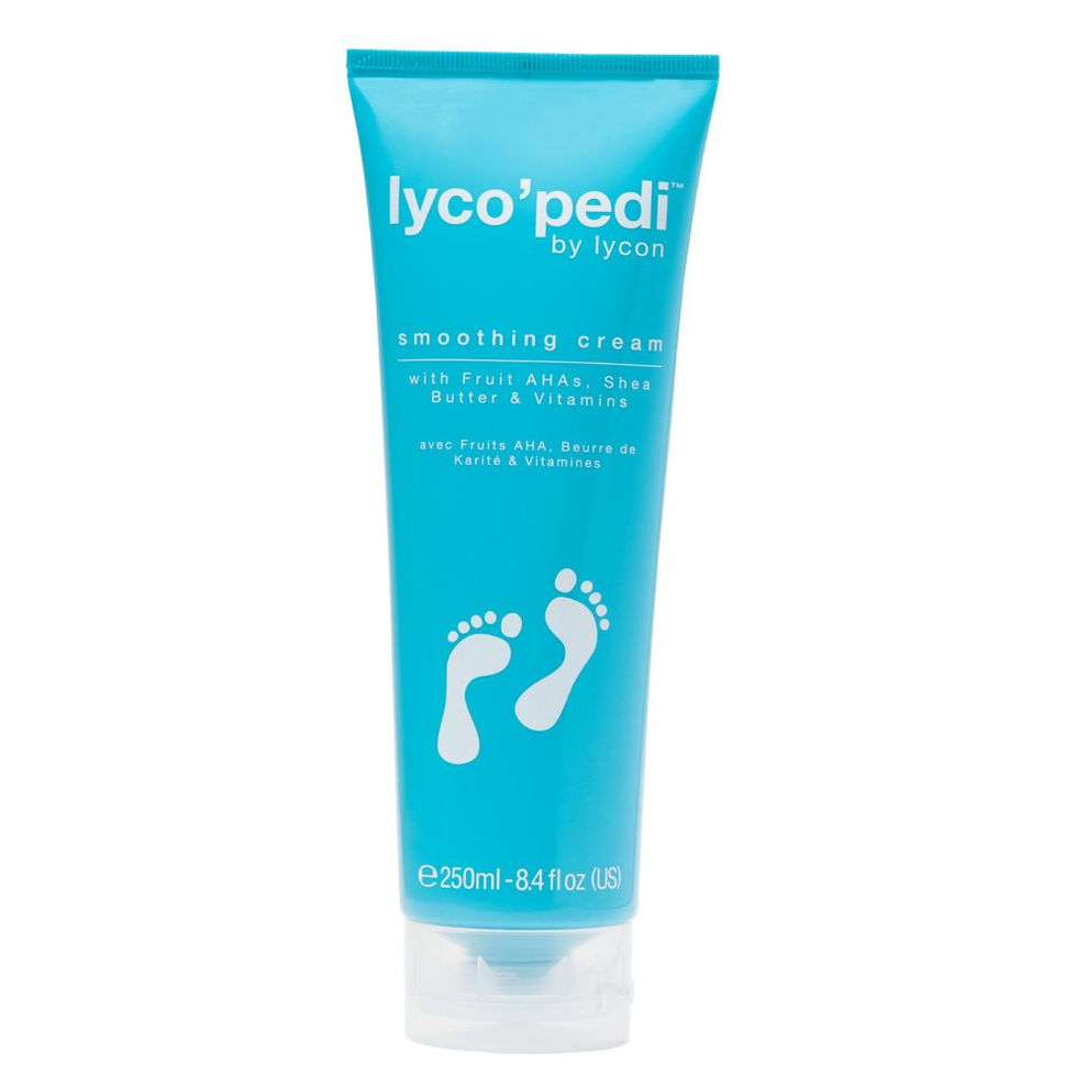 LYCO’PEDI SMOOTHING CREAM with Fruit AHA’s, Shea Butter and Vitamins A treat for feet Replenishing and Moisturise foot cream