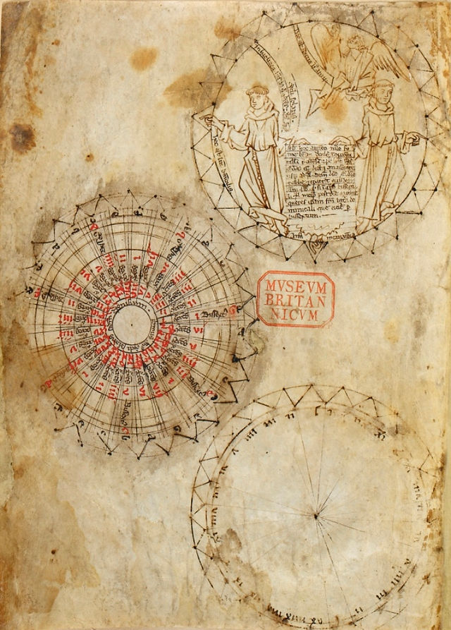 Cross section", John Arderne, De arte phisicali et de cirurgia, England ca. 1425