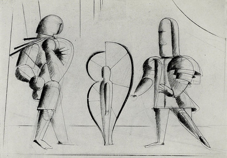 1928. Schlemmer, Oskar. Bauhaus Archiv, Berlin.