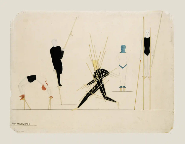 1928. Schlemmer, Oskar. Bauhaus Archiv, Berlin.