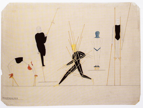 1928. Schlemmer, Oskar. Bauhaus Archiv, Berlin.