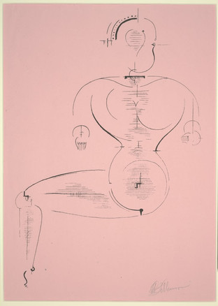 1928. Schlemmer, Oskar. Bauhaus Archiv, Berlin.