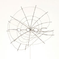 Delicate pen-and-watercolor drawing of a mathematical minimal surface (Chen Gackstatter surface). Click to explore the Minimal Surface project.