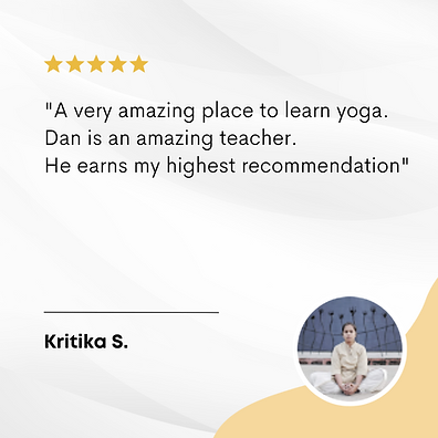 Five Star Review by a participant about how great Classical Hatha Yoga Teachers of Ontario is.