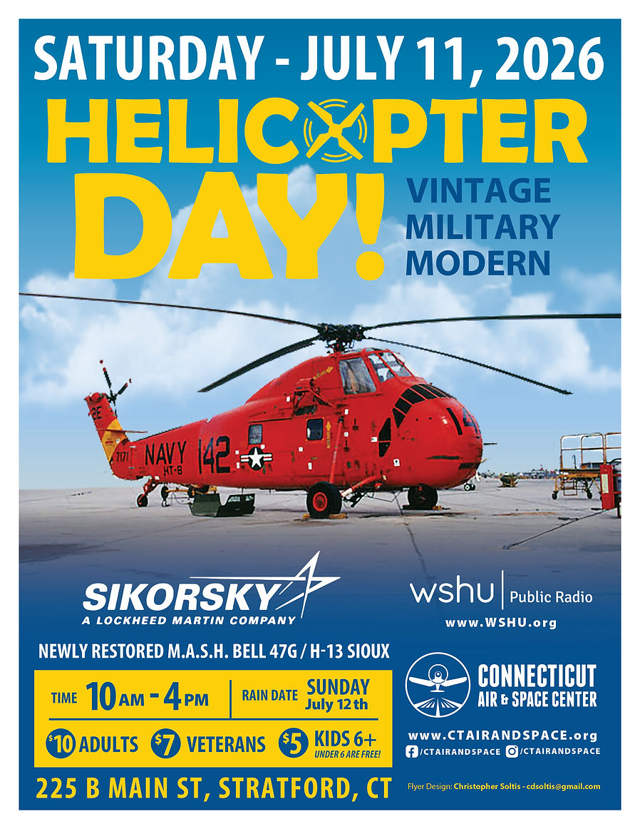 Helicopter Ride Flyer Helicopter Day | CT Air&Space Center