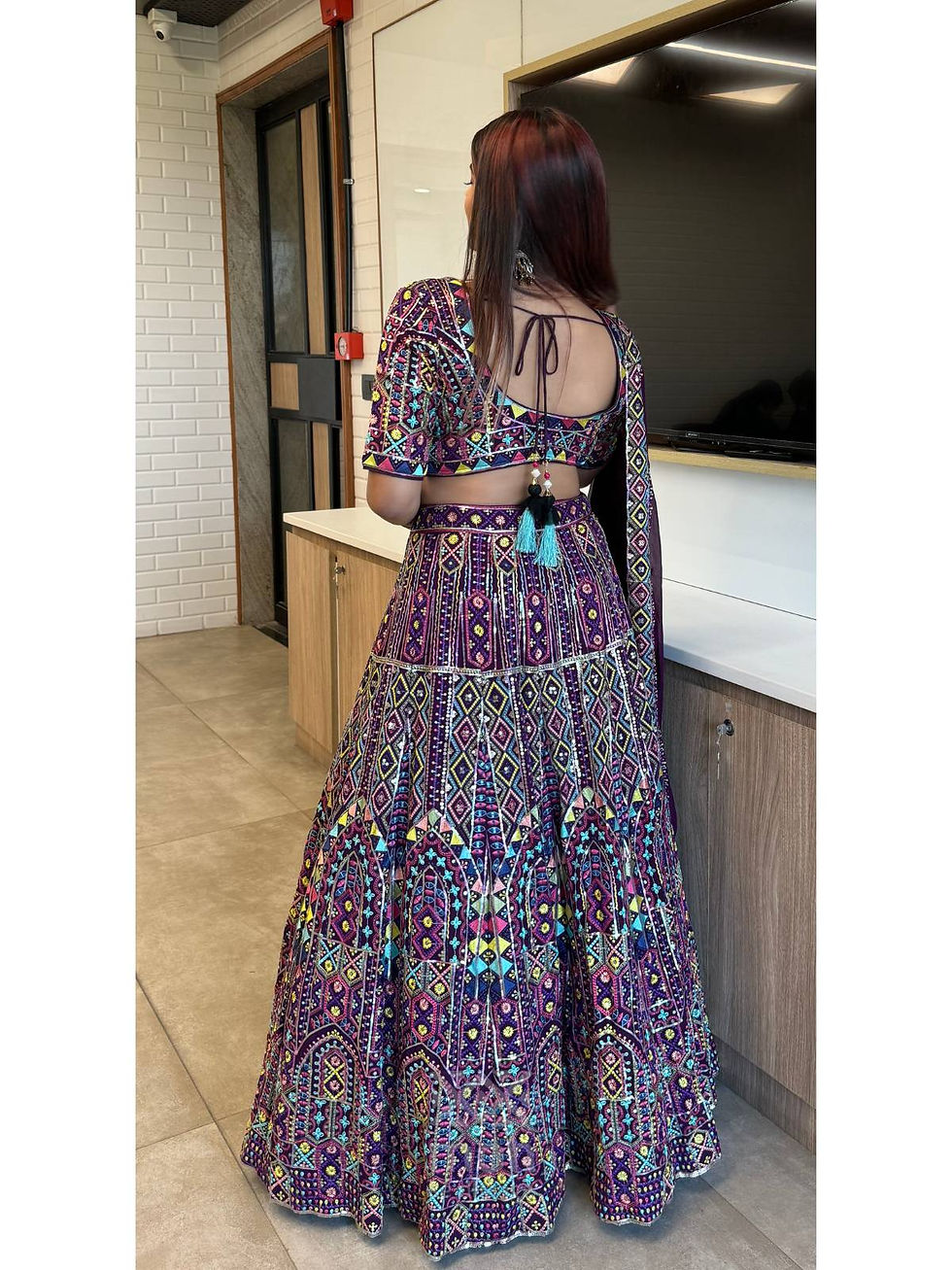 Thumbnail: Multi thread work lehenga | Moh Ke Dhaage