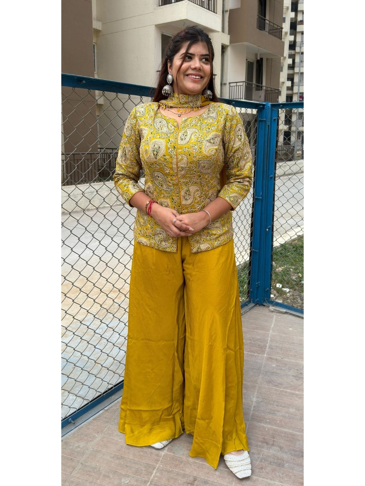 Short shirt with devider | Moh Ke Dhaage