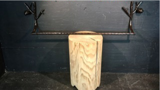 Pine Cone Towel Bar 24"