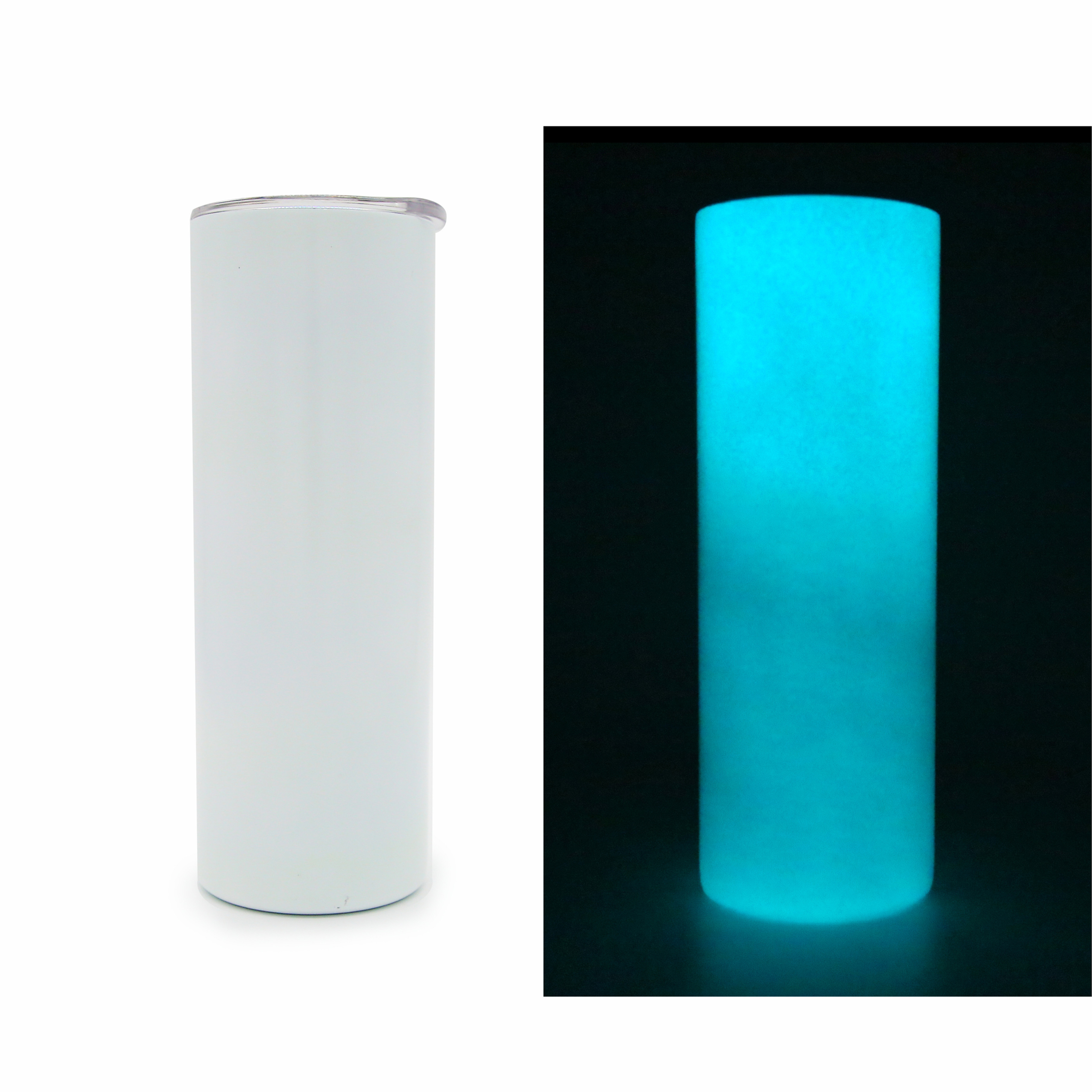 20oz Glow In The Dark (white to blue)Tumbler