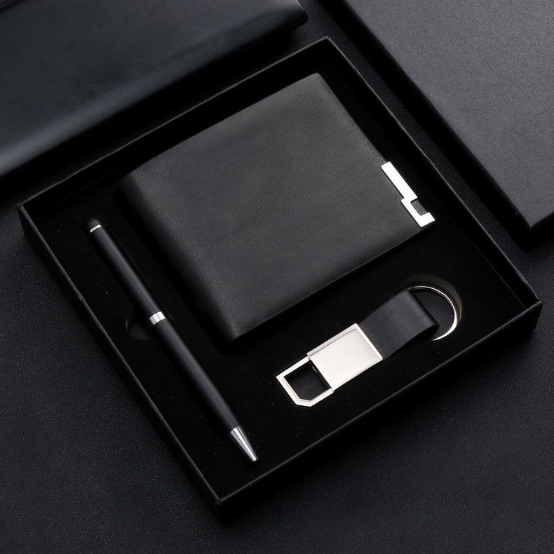 Wallet Pen and Keychain Set