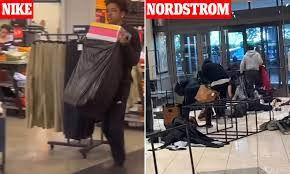 Los Angeles Nike store robbed as shoplifters hit Topanga Nordstrom AGAIN 