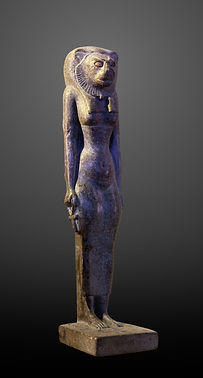 Estatuilla de Bastet - (c. 750-715 a. C.) Museo del Louvre.jpg