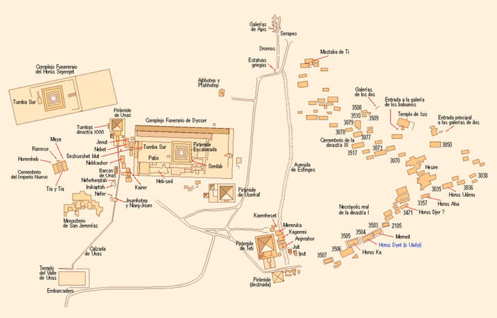 Plano del conjunto funerario de Saqqara.jpg
