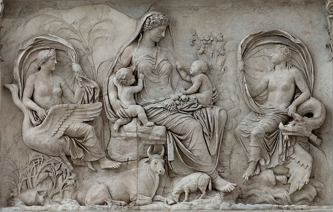 Relieve de la Bona Dea - Ara Pacis de Augusto (13-9 a. C.).jpg