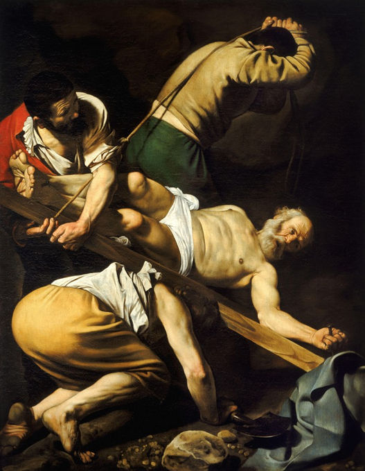 Crucifixión de Pedro - Caravaggio (1600).jpg