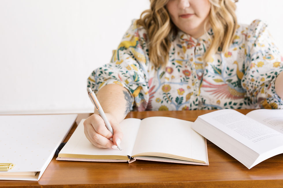 Therapist studying EFT therapy