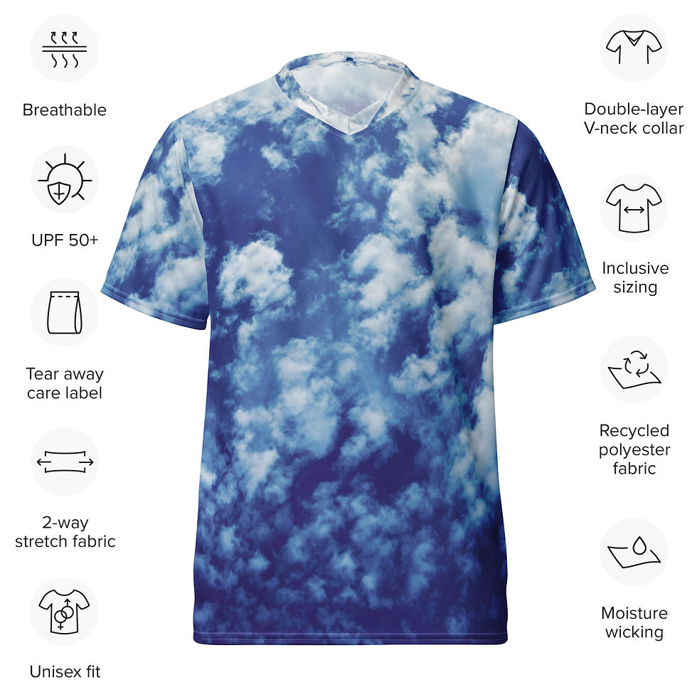 Cloudy Unisex Jersey