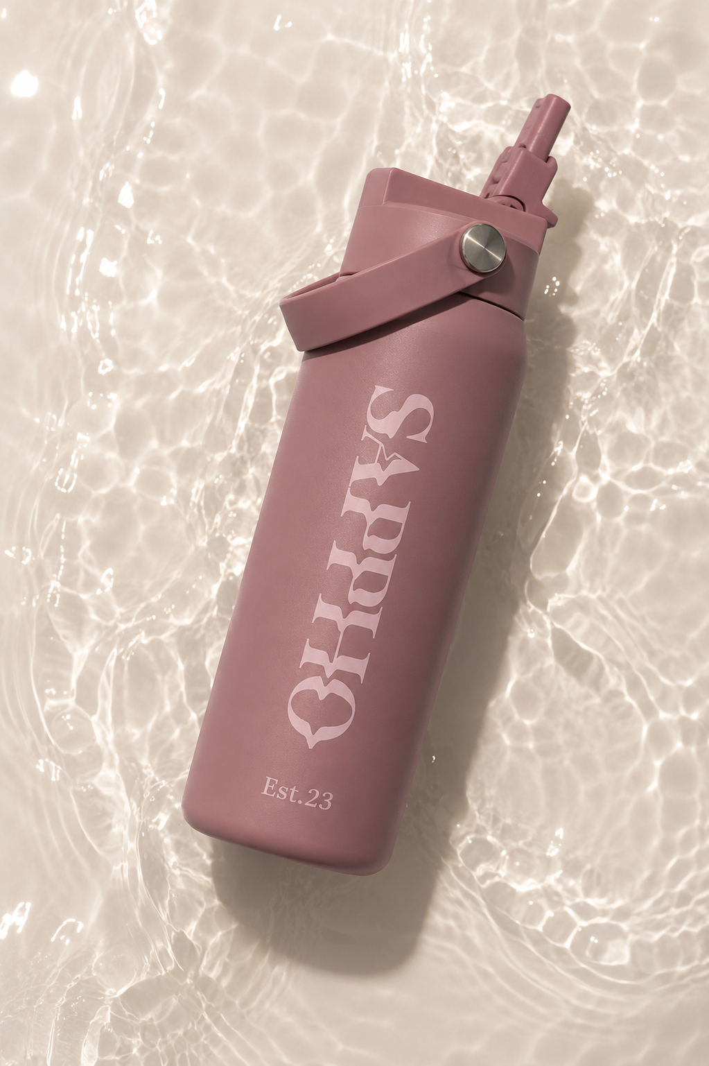 Stainless Bottle Cherry Pink