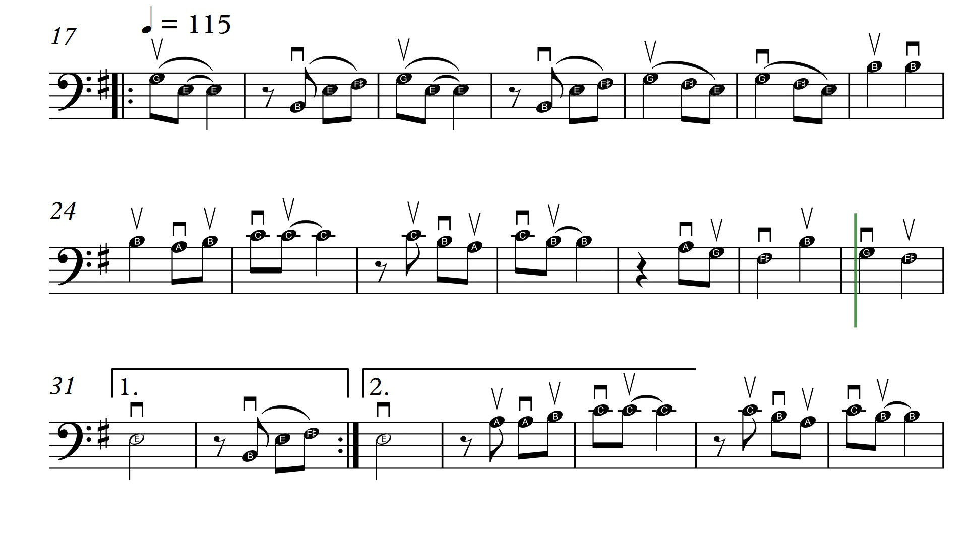 Bella Ciao | Easy Sheet Music for Cello | Free Download | SONZNOTAS