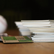 Pile of Trading Cards