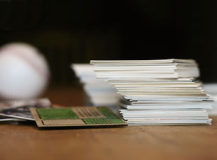 Pile de cartes à collectionner