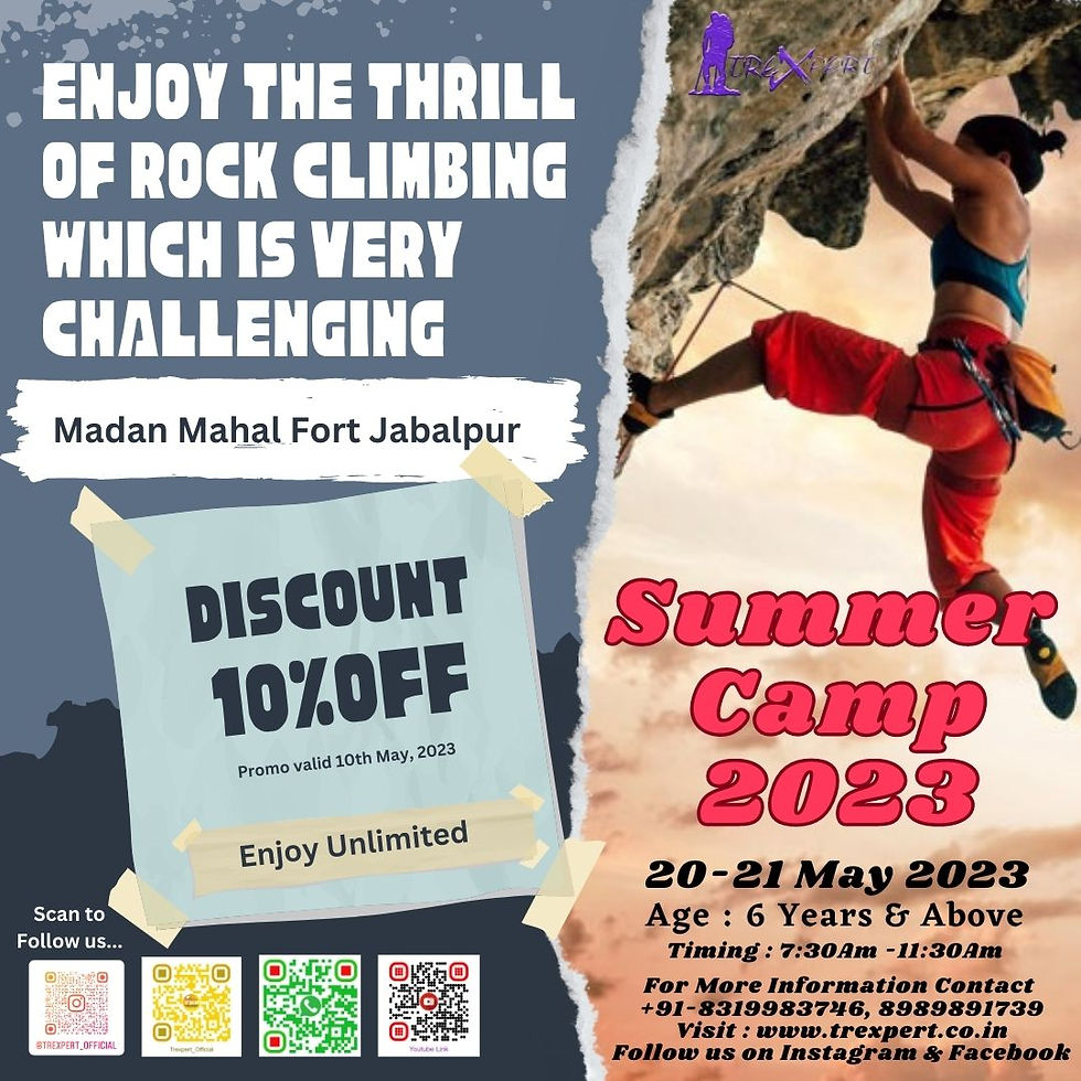 SUMMER CAMP ROCK CLIMBING COURSE