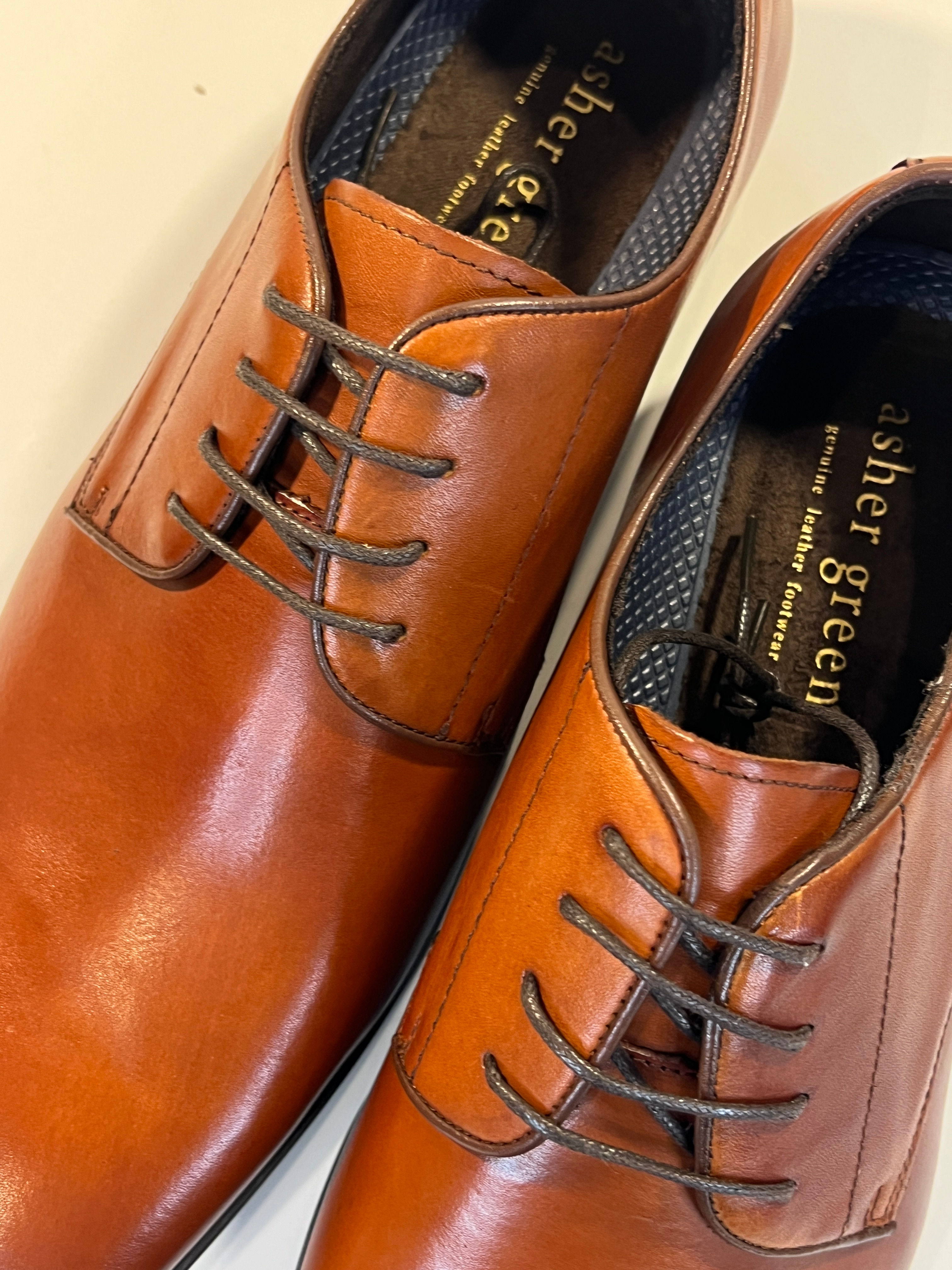 Tan Leather Lace Up Shoe
