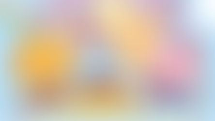 雲の家でお茶会をするかわいい動物たちのイラスト