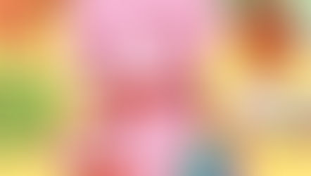 うさぎ親子が耳かきをするイラスト