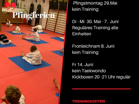 Training in den Pfingstferien