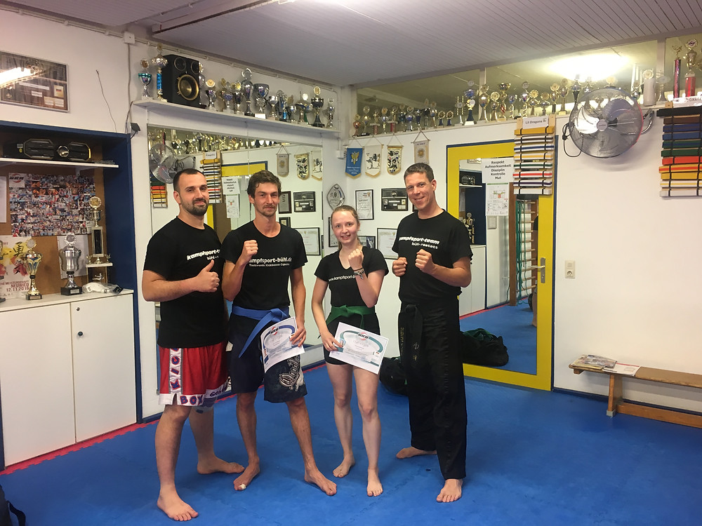 Gürtelprüfung Kickboxen