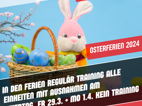 Training in den Osterferien