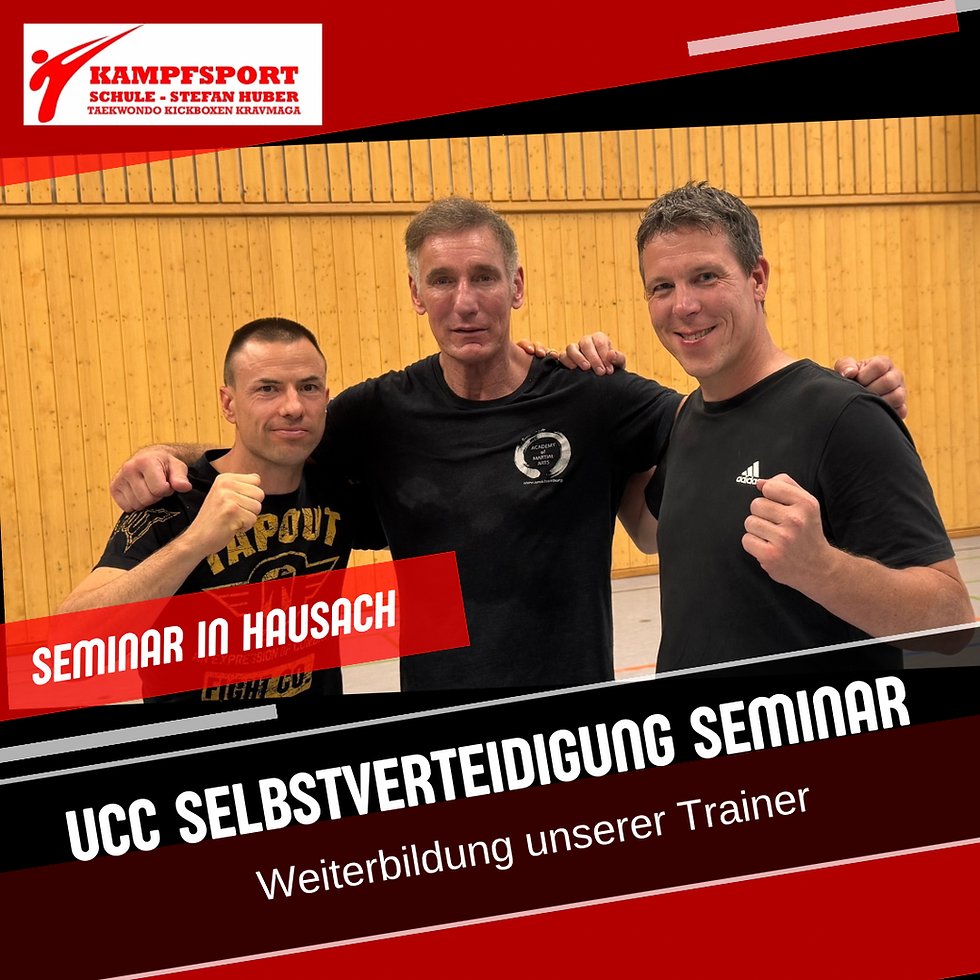 Unsere Krav Maga Trainer beim UCC-Seminar in Hausach