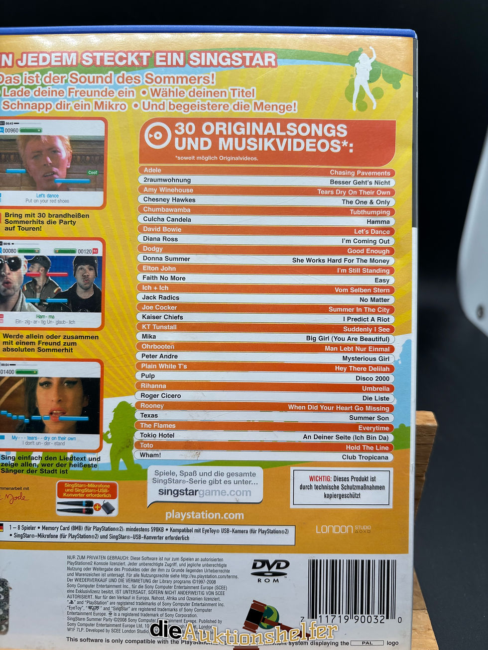Miniaturbild: PS2: SingStar Summer Party, gebraucht