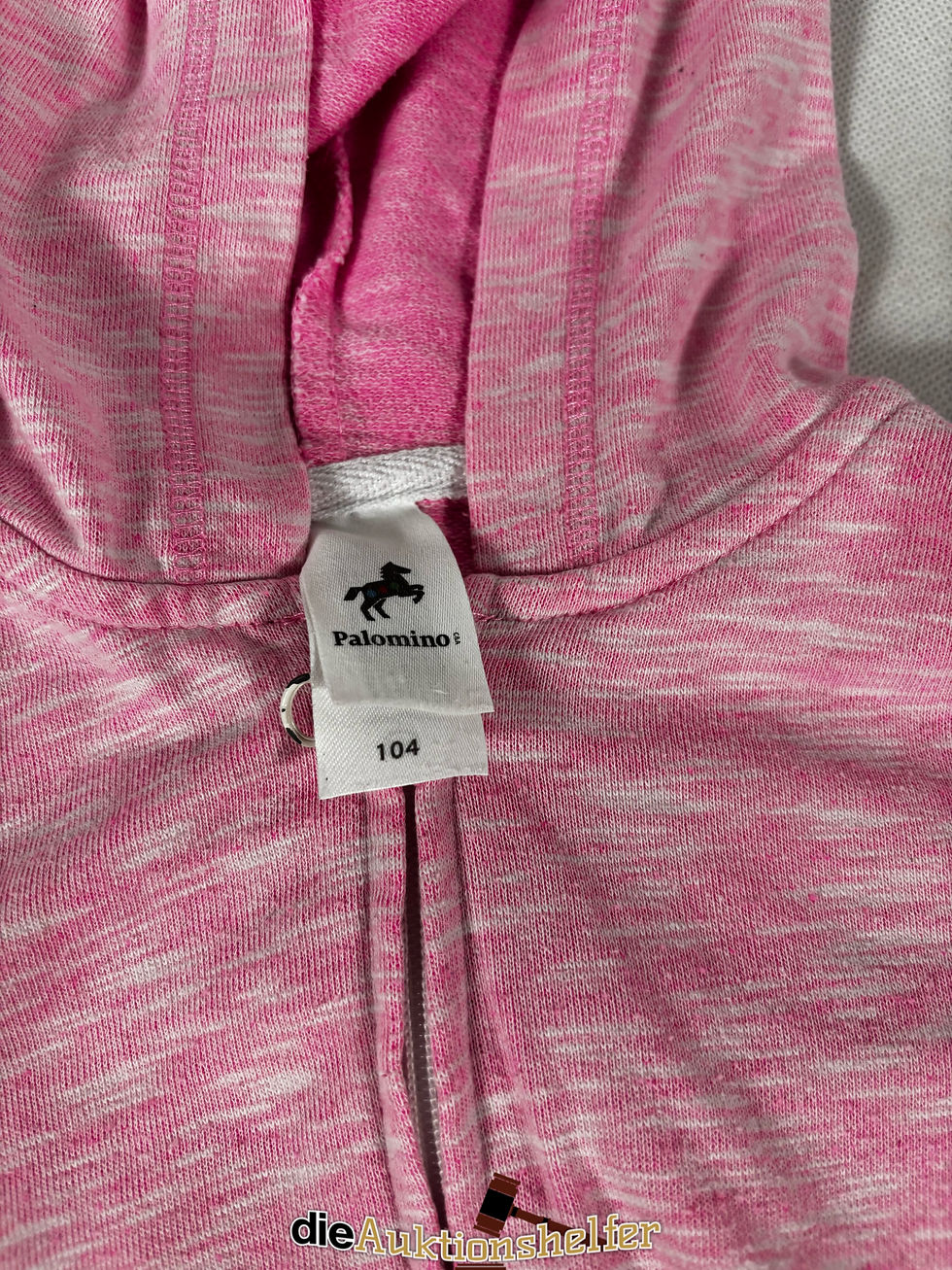 Miniaturbild: Rosa Sweat-Jacke für Mädchen, gebraucht