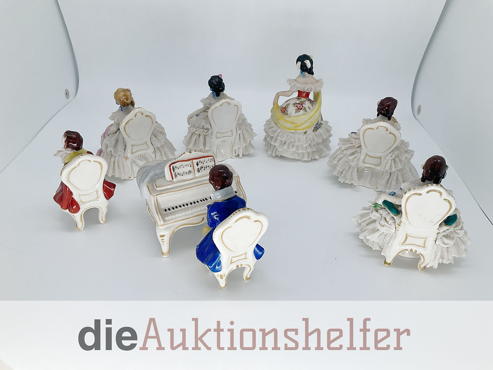 Miniaturbild: Volkstedt Porzellan Gruppe Piano