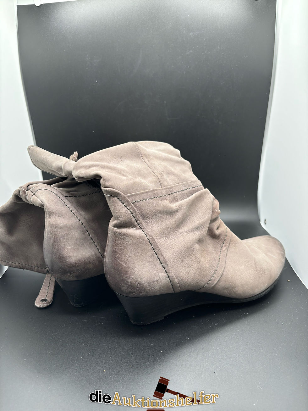 Miniaturbild: Damenstiefel, grau/beige, Gr.37