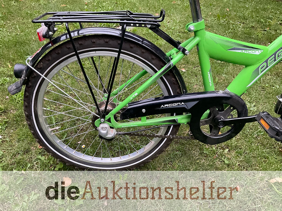 Miniaturbild: Grünes Kinder-Fahrrad, KEIN VERSAND MÖGLICH!