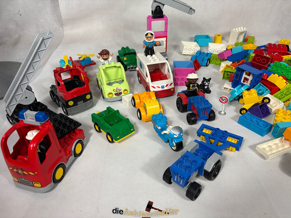 Miniaturbild: Große Sammlung Lego Duplo und Holzeisenbahn